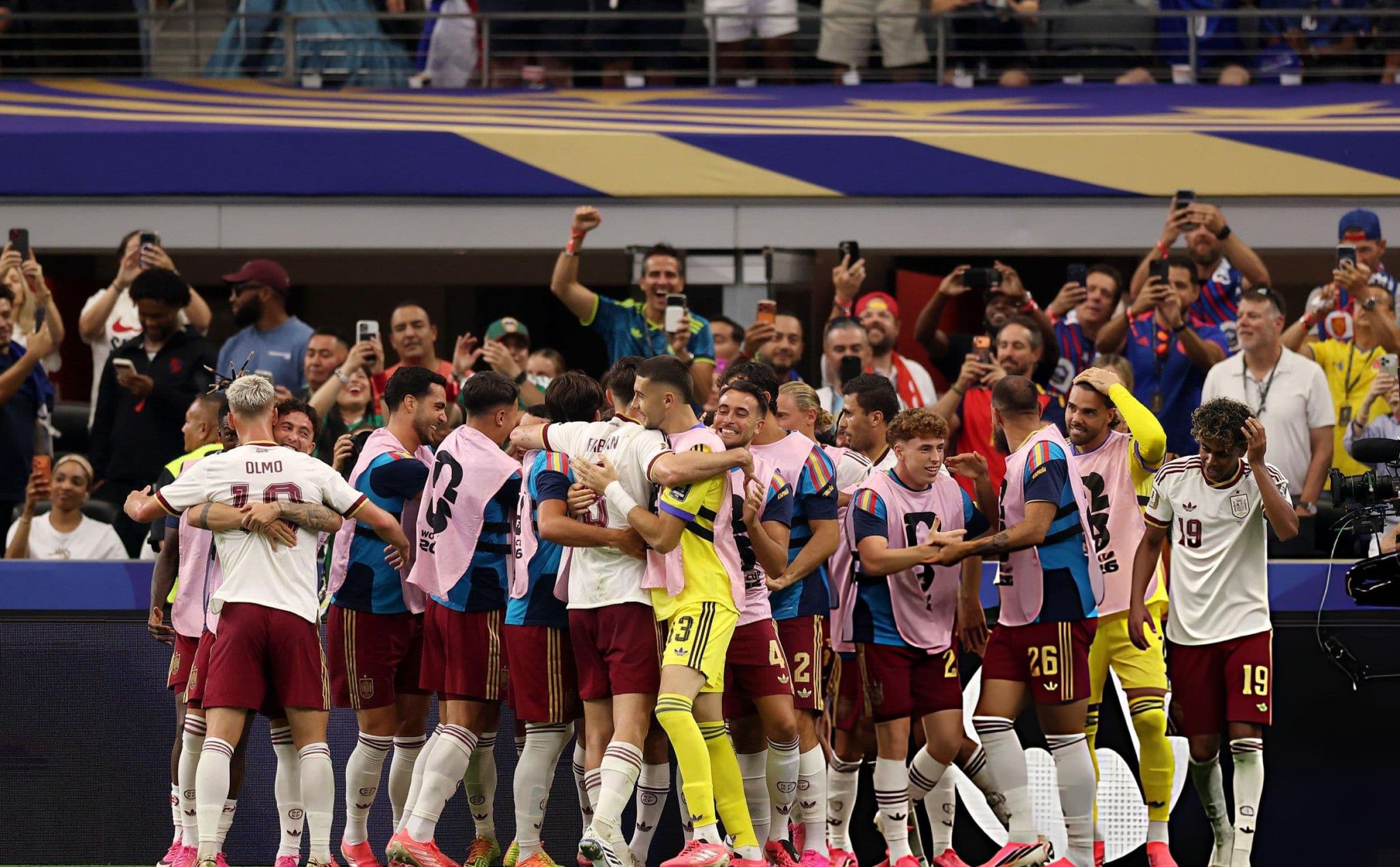 spain celebrating