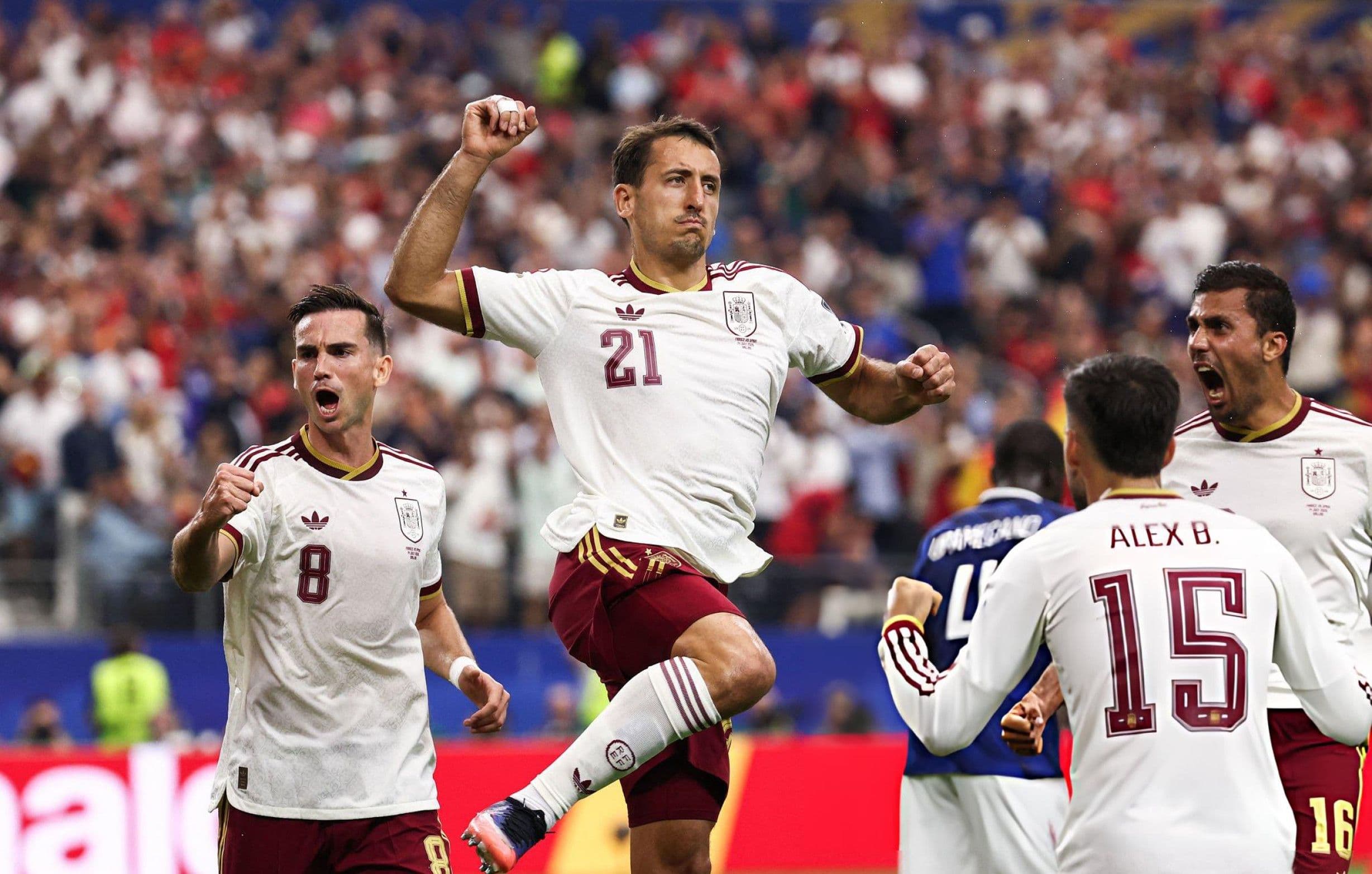 oyarzabal celebrating after a goal